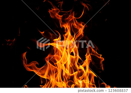 blazing flame texture 123608837
