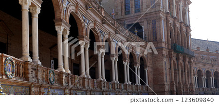 Plaza de Espana, Seville, Andalusia, spain 123609840