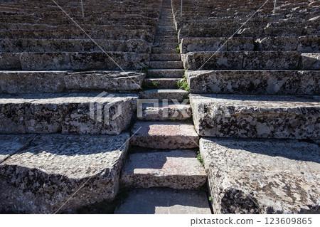 Theatre of Epidaurus, Peloponnese, Greece 123609865
