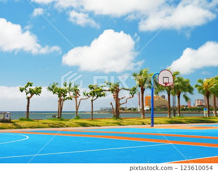 沖繩縣北谷町安良波公園籃球場 123610054