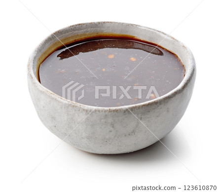 bowl of chinese garlic sauce bowl of chinese garlic sauce 123610870