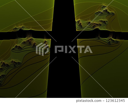 Imaginatory fractal abstract background Image 123612345