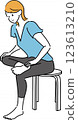 Buttocks Stretch 123613210