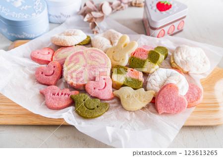 Cute cut-out cookies Cute cut-out cookies 123613265