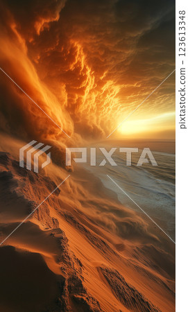 Huge Sandstorm 123613348