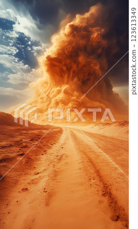 Huge Sandstorm Huge Sandstorm 123613349