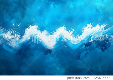 Background material of painting using art supplies 123613352