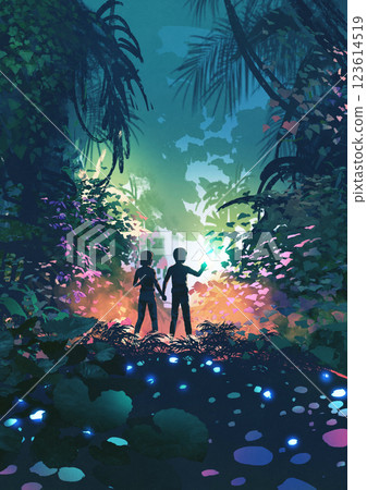 Children s Adventure in a Fantasy Jungle Children s Adventure in a Fantasy Jungle 123614519