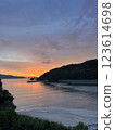 beautiful beach sunset 123614698