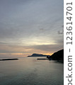 Beautiful sunset sea 1 123614701