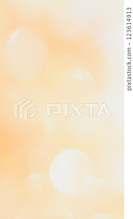 Soft glitter bokeh gradient background in pale orange 123614913