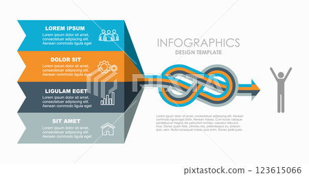 Infographic design template with place for your data. Vector illustration. Infographic design template with place for your data. Vector illustration. 123615066