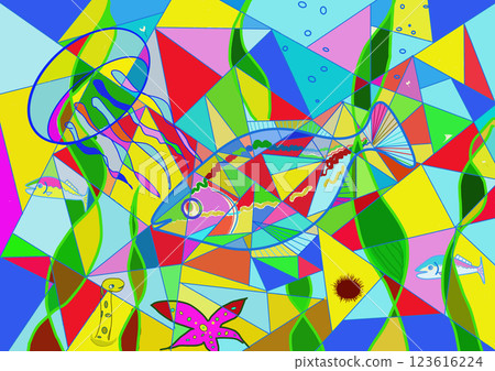 I drew the mysteries of the deep sea using Clip Studio Paint. 123616224