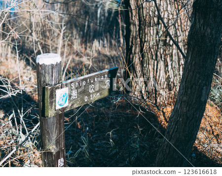 Signboard to the blowhole 123616618
