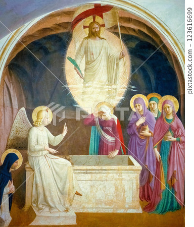 Resurrection of Christ and Women at the Tomb. Fra Beato Angelico Resurrection of Christ and Women at the Tomb. Fra Beato Angelico 123616699