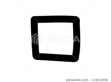 Simple black and white checkbox icon design Simple black and white checkbox icon design 123618492