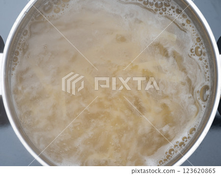 a pot of pasta a pot of pasta 123620865