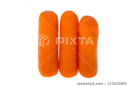small carrot isolated small carrot isolated 123620905
