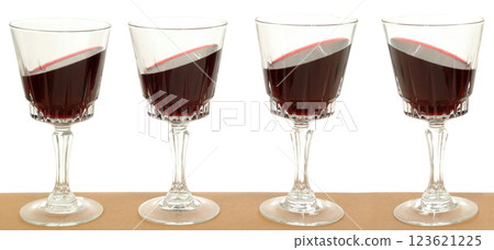 Wineglasses on a line 123621225