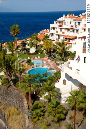 Hotel, pool and ocean Hotel, pool and ocean 123621539