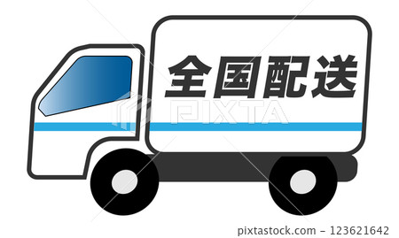 Nationwide delivery truck Nationwide delivery truck 123621642