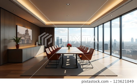 Stylish meeting room/lounge 123621849
