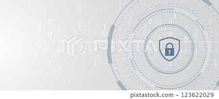 Cyber security technology vector background 123622029