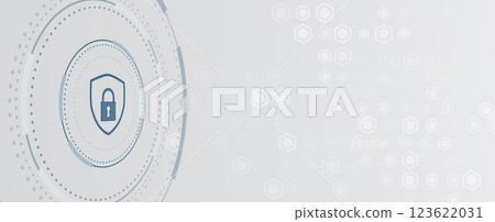 Cyber security technology vector background 123622031