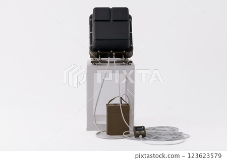 Compact Electronic Warfare System with Control Unit and Connective Cables Compact Electronic Warfare System with Control Unit and Connective Cables 123623579