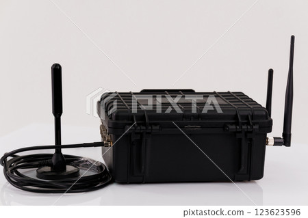 Advanced Portable Electronic Warfare System with Antenna Configuration 123623596