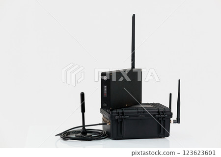 Advanced Electronic Warfare Communication Equipment Setup Advanced Electronic Warfare Communication Equipment Setup 123623601