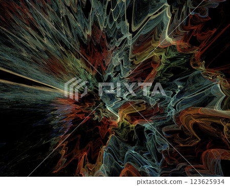 Imaginatory fractal abstract background Image 123625934