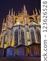 Prague landmark St. Vitus Cathedral in Hradcany 123626528