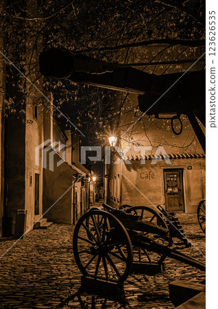 Prague Little houses on Golden street Prague Little houses on Golden street 123626535