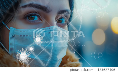 Virus protection high definition concept 123627106