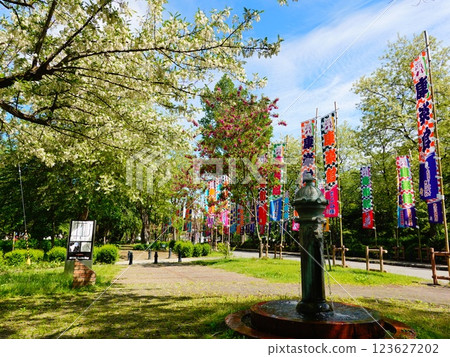 Scene from Meiji Centennial Street in Kosaka Town, Akita Prefecture Scene from Meiji Centennial Street in Kosaka Town, Akita Prefecture 123627202