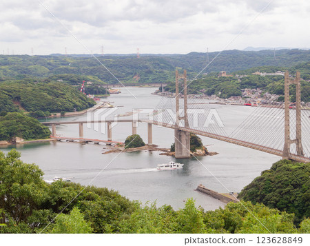 Yobuko Bridge in Karatsu 123628849