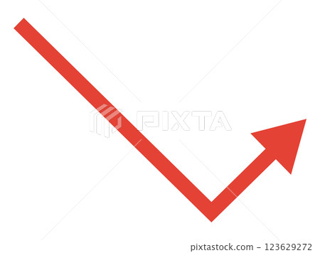 彈跳紅色箭頭圖 彈跳紅色箭頭圖 123629272