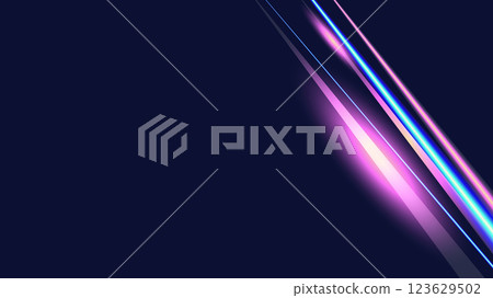 Motion lighting effects. Fast high speed lines. Abstract light trails. Banner design web page poster. Motion lighting effects. Fast high speed lines. Abstract light trails. Banner design web page poster. 123629502
