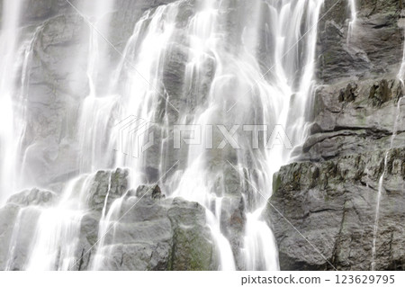 Galaxy Tilt, Beautiful Waterfall 123629795