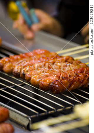 Traditional snacks, traditional sweets 123629815