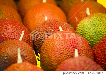 Natural treasure, wood carp and fruit Natural treasure, wood carp and fruit 123629844