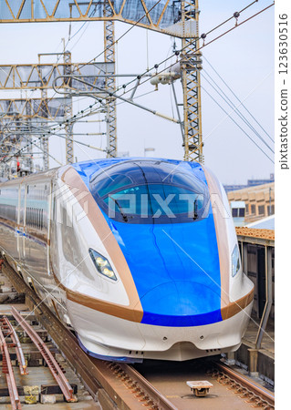 上越新幹線/北陸新幹線進入埼玉縣大宮站 123630516