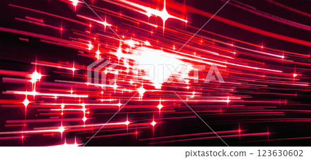 Stretching lines of light, meteor-like effect, laser, CG, background Stretching lines of light, meteor-like effect, laser, CG, background 123630602