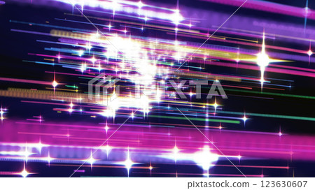 拉伸光線、流星效果、雷射、CG、背景 123630607