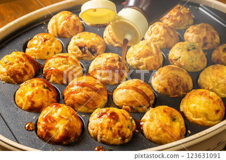 Takoyaki octopus dough balls Takoyaki japanese food Takoyaki octopus dough balls Takoyaki japanese food 123631091