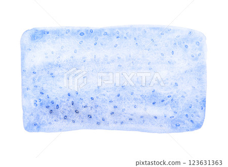 Blue watercolor texture with abstract pattern of speckles and gradient variation 123631363