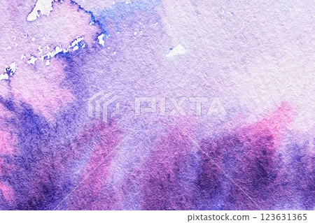 Abstract purple and pink watercolor texture with natural patterns and soft brush Abstract purple and pink watercolor texture with natural patterns and soft brush 123631365
