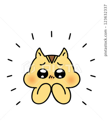 A squirrel with sparkling eyes 123632337