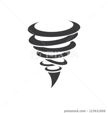 stylized tornado stylized tornado 123632808